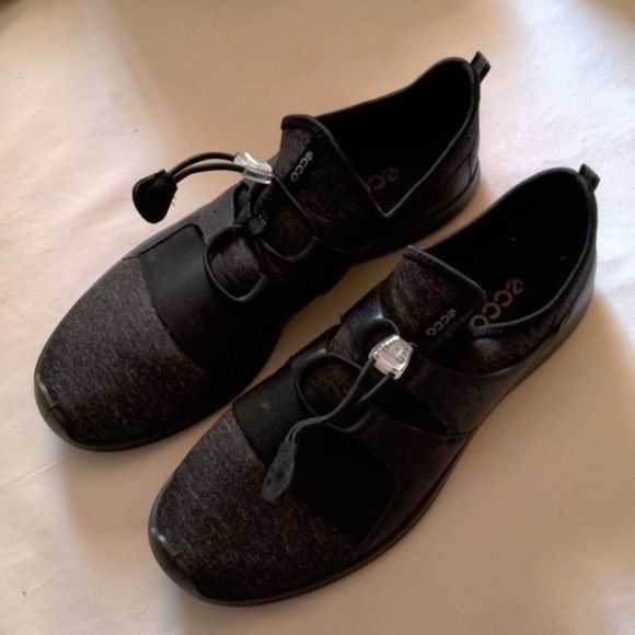 Ecco Shoes Ecco Sporty Toggle Speed Laces Leather And Textile Upper